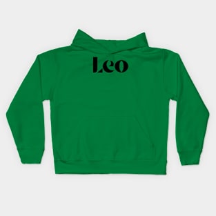 Leo - Zodiac Signs Kids Hoodie